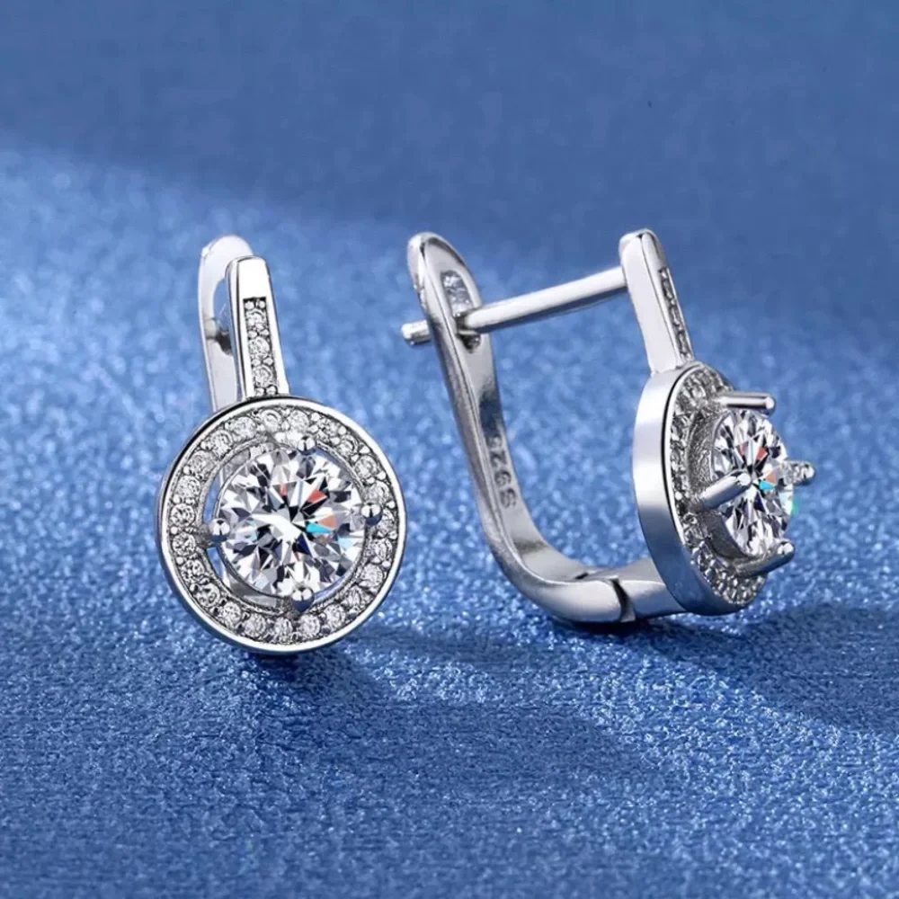NWT GORGEOUS Stamped 925 sterling silver Earrings - Picture 1 of 5